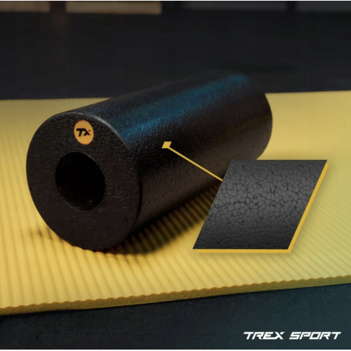Масажний ролик  Trex Sport TX-033EPR EPP 33 см black - фото №9